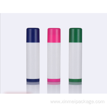 15g pp white beautiful Lip Balm Container